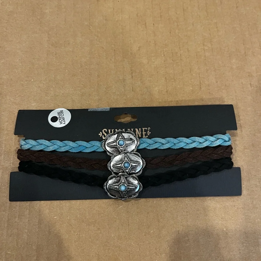 Boot Barn- Shyanne Braided choker necklace with Silver Accents - Picture 1 of 4